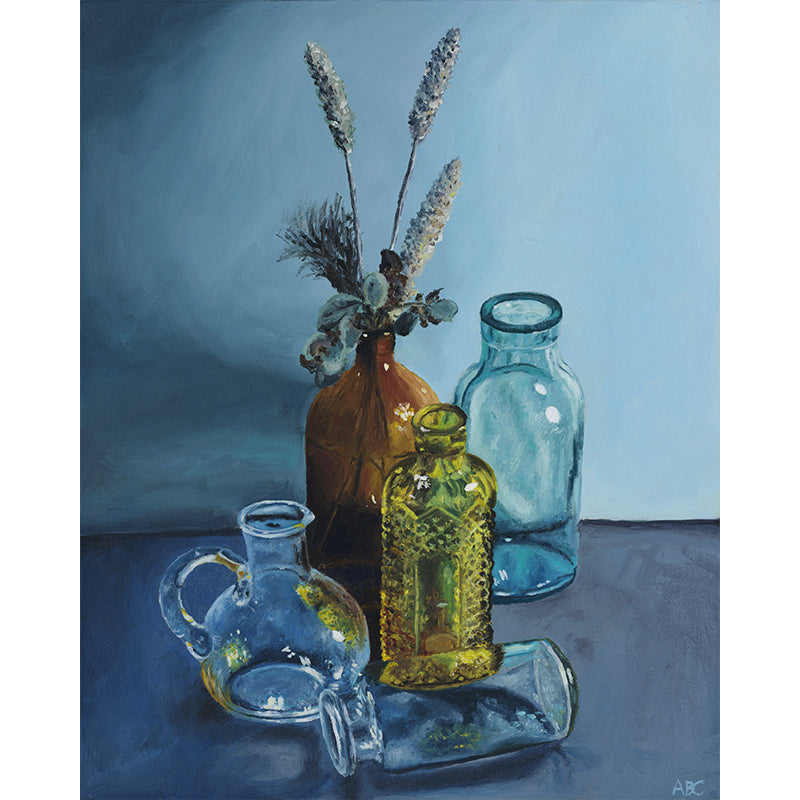 Fine art print of Glass and Grass 2 Oil Painting.